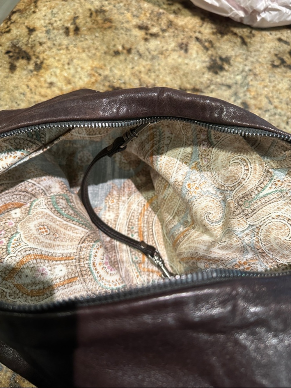 Rough & Tumble Breeze, s/m brown supple leather with linen lining. - Picture 8 of 10
